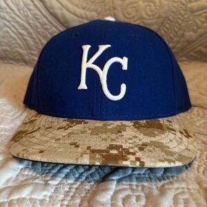 Kansas City royals military camo low profile hat